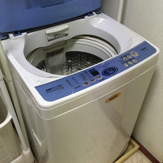 洗濯機7kg　防水パン付　SANYO ASW-T700 動作確認済