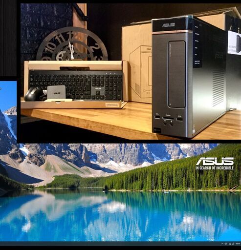 店頭にて売約済み.リカバリ済み　ASUS【一宮市で！Windows10搭載機！キーボード×マウス 元箱付属 2016年式 AMD RAM8GB HDD500GB デスクトップPC ASUS】一宮市のパソコン屋 Mr.Carnival（ミスカニ）です！パソコン修理・中古パソコン販売店【クレカ\u0026PayPay使えます！】店頭在庫PCのご紹介です！受け渡しは店舗にて(^^)/【デスクトップパソコン デスクトップ】