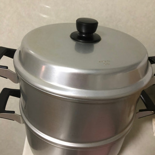 AKAO 蒸し器　蒸し鍋　セイロ 2段 30㎝ アルミ