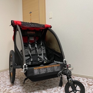 バーレー(Burley) 自転車用ベビーカー ハニービー(HONEY BEE) レッド 2 