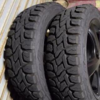 軽タイヤトーヨーオープンカントリー165/60/R15ホイール付き