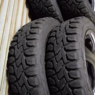 軽タイヤトーヨーオープンカントリー165/60/R15ホイール付き