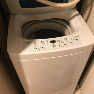 洗濯機　4.2キロ　2014年製