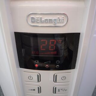 ☆デロンギ DeLonghi QSD0915-WH 9枚フィン ドラゴンデジタルスマートオイルヒーター◆最高レベルの安全設計 - 家電