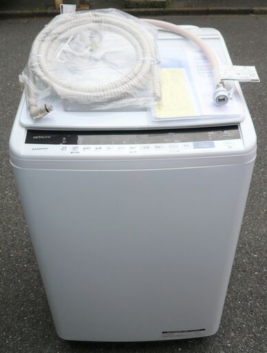 ☆日立 HITACHI BEAT WASH BW-V80E 8.0kg 脱水乾燥機能付全自動電気洗濯機◆2019年製・人気のビートウォッシュ