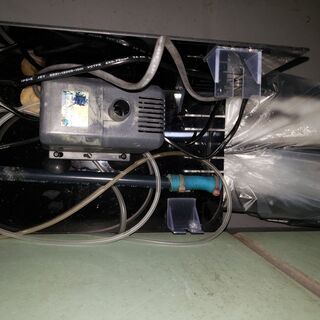 中古規格水槽１２０ｃｍガラス　フルセット　インテリアキャビ（黒） 中古規格水槽120cmガラス フルセット インテリアキャビ（黒）