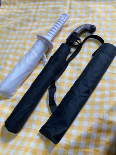新品未使用｣持ち手が面白い折りたたみ傘♡