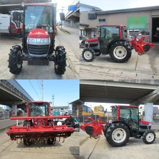 福井▲ヤンマー トラクター EF334VE 34馬力 42時間 ハイスピード 使用時間少 キャビン 自動水平 中古品