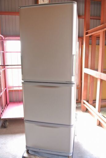 シャープ どっちもドア 冷凍冷蔵庫 両開き 350L SJ-WA35A-N 2014年製