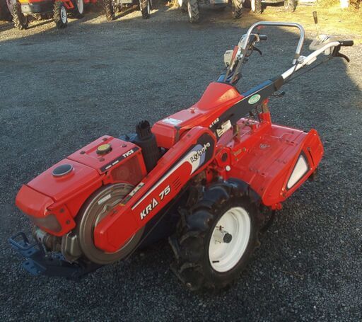 鹿児島発　クボタ　7.5馬力　ディーゼル耕うん機KRA75　バッテリー新品　タイヤ良好