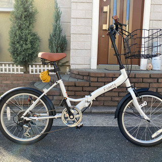 週末特価❗️今年7月購入折り畳み自転車変速機付き　