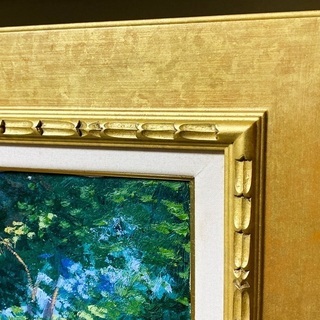 Schaefer/Miles “Poppies in Paradise” M30号　額装　オリジナル　オイル　ペイント 油絵