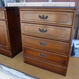 カリモク家具　2点まとめて　中古