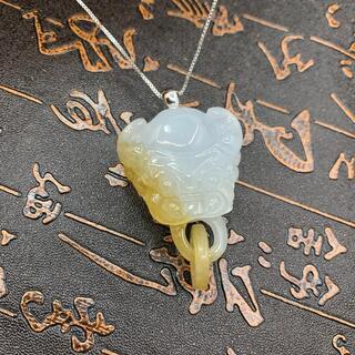 翡翠 (福瓜) マクラメ ネックレス マクラメ編みネックレス OLD