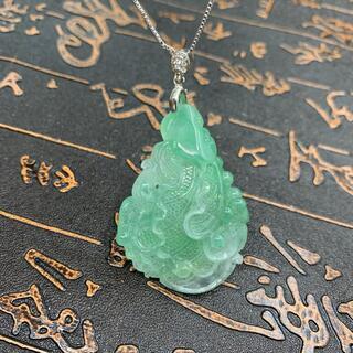 福袋 ネックレス 白菜 本翡翠 氷ヒスイ 誕生日プレゼント 透明色