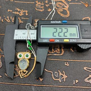 福袋 ネックレス 梟 本翡翠 氷ヒスイ 誕生日プレゼント 18kゴールド