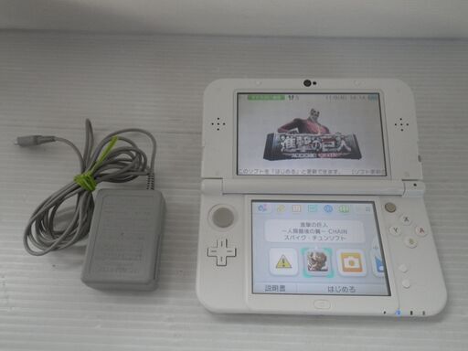 ■比較的キレイです。■任天堂 NEW3DSLL ホワイト 充電器付