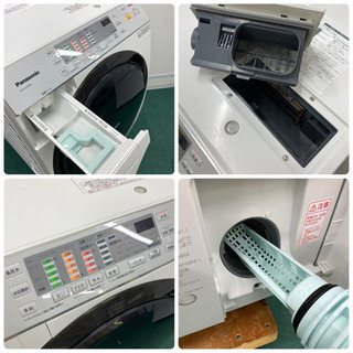 配達無料地域あり＊Panasonic ドラム式洗濯機 2017年製 大容量10キロ 