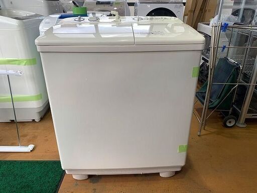 【苫小牧バナナ】2014年製 アクア/AQUA 5.5kg 二層式洗濯機 AQW-N550(W) ホワイト系 １人暮らし向け 清掃済み