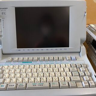 SHARP シャープ　ワードプロッセサー　WC-C10　配線無し...