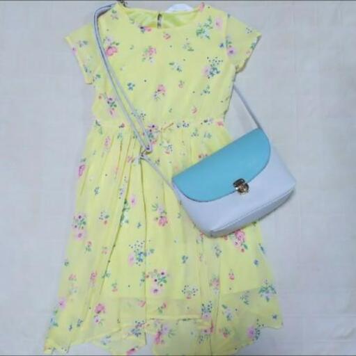 揺れ感がかわいい涼しげワンピース1cm りか 岡町の服 ファッションの中古 古着あげます 譲ります ジモティーで不用品の処分