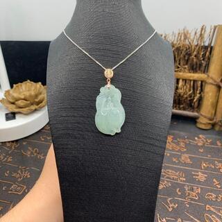 福袋 ネックレス 観音様 本翡翠 氷ヒスイ 誕生日プレゼント 安産祈願