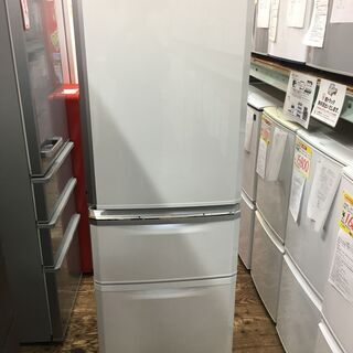 MITSUBISHI 3ドア335L冷蔵庫 MR-C340-W 高年式 美品 今年中自社