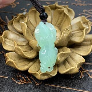 福袋 ネックレス 鼠 本翡翠 緑色 氷種ヒスイ 天然石 誕生日プレゼント