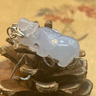 福袋 ネックレス 象 本翡翠 氷ヒスイ 緑色 誕生日プレゼント 手作り