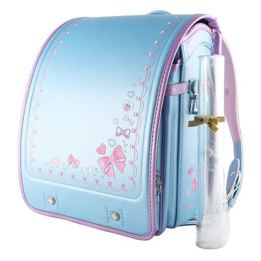 【新品】新作 ランドセル 女の子モデル 超軽量 撥水加工 ライトブルー