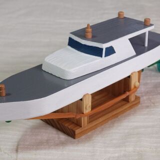 木製船模型 ①