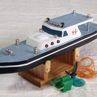 木製船模型　⑤