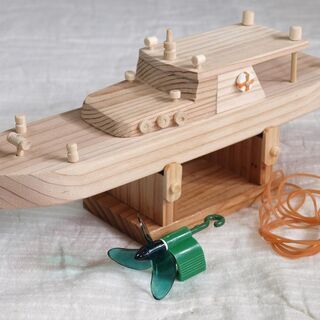 木製船模型　⑨