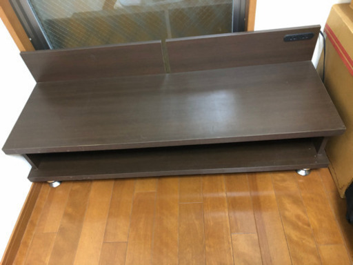 テレビ台　ウッド　ブラウン　幅119cm