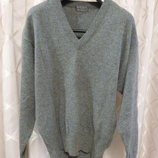 新品 セーター④（グレイ）ウール８０％🐏(*^▽^*)