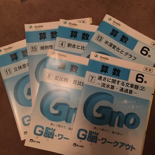 新品未使用G脳ワークアウト6年生②ほぼ全巻揃い