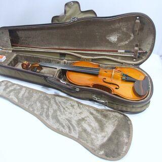 メンテ済み ドイツ製 Wilhelm Hermann Hammig SAMAPO 裏板1枚 ヴィンテージ バイオリン 4/4 Stainer 未使用弓 全国発送対応 中古バイオリン 愛知県清須市より 管理（カ）2361