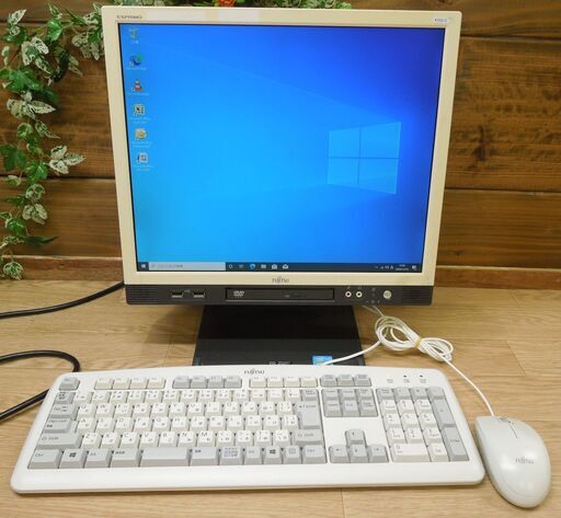 7500円！core i3 WIN10★新品SSD120GB★富士通一体型パソコン ESPRIMO K552/C★core i3 2.10Ghz/4GB/DVD/WIFI★ワード、エクセル