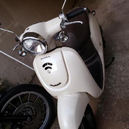 【値下しました】原付49ccホンダジョルノホワイト2013　ヘルメット付