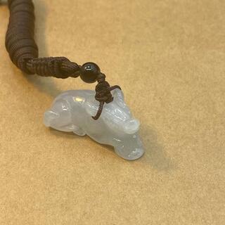 福袋 ネックレス 牛 ヒスイ 本翡翠 誕生日プレゼント 金運アップ 丑年