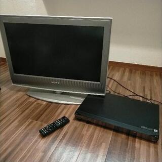 SONY26インチ液晶テレビ、レコーダーセットです。