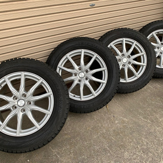 ★値引き！【バリ溝美品】アルミ付スタッドレスタイヤ4本
