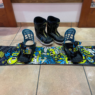 k2、3点セット板、ブーツ、ビンディング120センチ