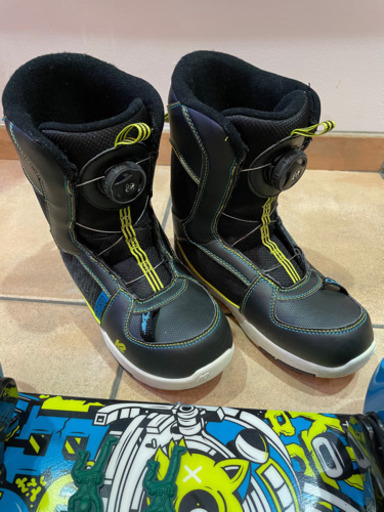 k2、3点セット板、ブーツ、ビンディング120センチ