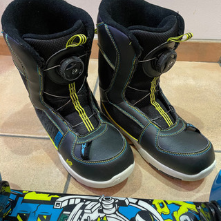 k2、3点セット板、ブーツ、ビンディング120センチ