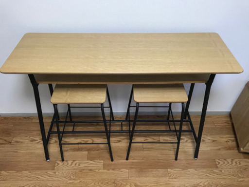 ニトリ カウンターチェア(NEWベラ MBR) 2脚セット 送料無料！！ 交渉中