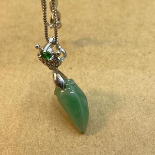 福袋 ネックレス トウガラシ 本翡翠 氷ヒスイ 緑色 誕生日プレゼント