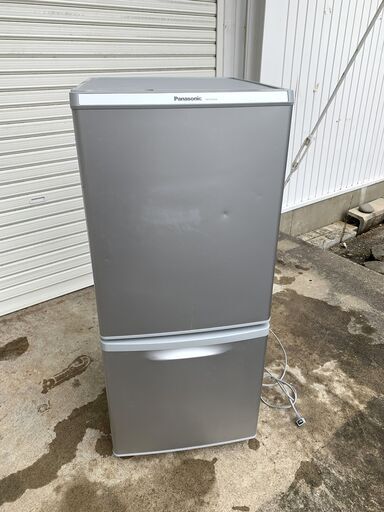 パナソニック 2ドア 冷凍冷蔵庫 138L NR-B145W-S 2013年 シルバー キッチン家電 中古 C