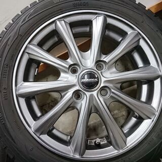 ◇送料込み◇軽自動車用　155/65R14 中古スタッドレスホイール4本 スタッドレス】155/65R14 4本セット ホイール付き／軽自動車用