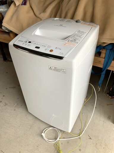 一人暮らしに最適！東芝 全自動洗濯機 AW-42ML 4.2kg 2012年製 ステンレス槽 生活家電 TOSHIBA 中古 C